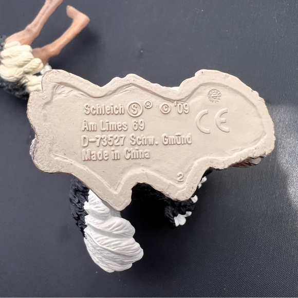 Schleich OSTRICH Couple family Adult Figure Animal Bird 2009 Retired - Picture 6 of 8